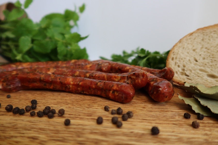 Kiełbaski wędzone EKO OK. 300G - ROLMIĘS