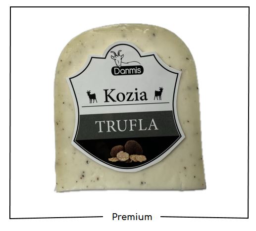 KOZI SER DOJRZEWAJĄCY Z TRUFLAMI 200 g - DANMIS