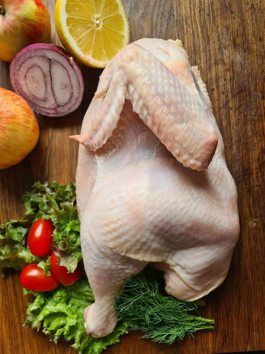 KURCZAK BIO - PÓŁ TUSZKI ok. 0,8kg - Zagroda Łącka