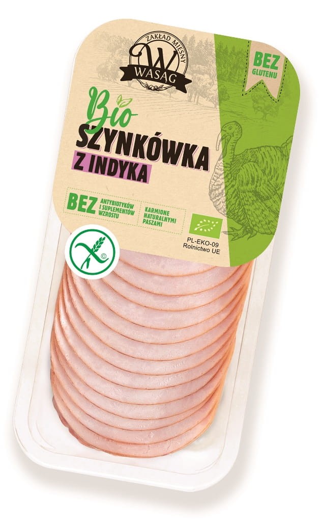SZYNKÓWKA Z INDYKA EKO 130G - WASĄG