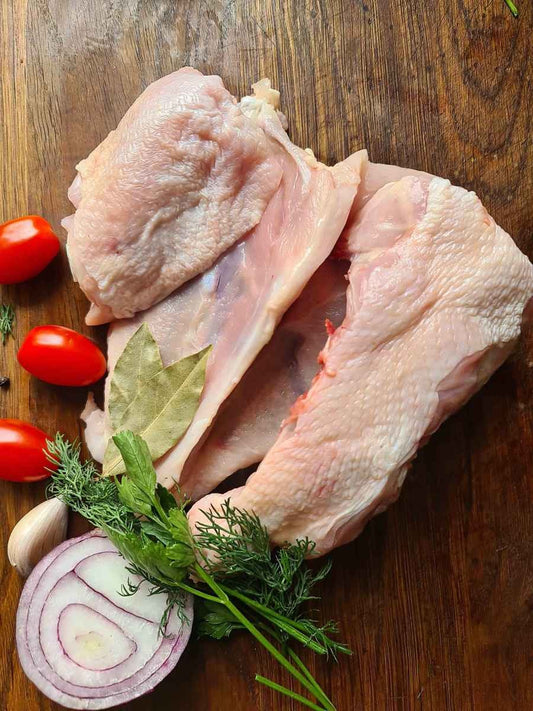 KURCZAK BIO - PORCJA ROSOŁOWA ok. 0,45kg - Zagroda Łącka