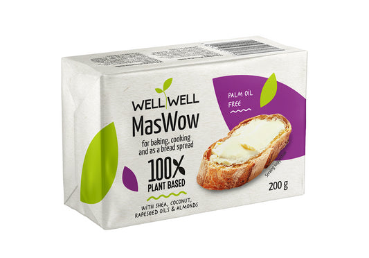 SMAROWIDŁO ROŚLINNE KOSTKA 200 g - WELL WELL